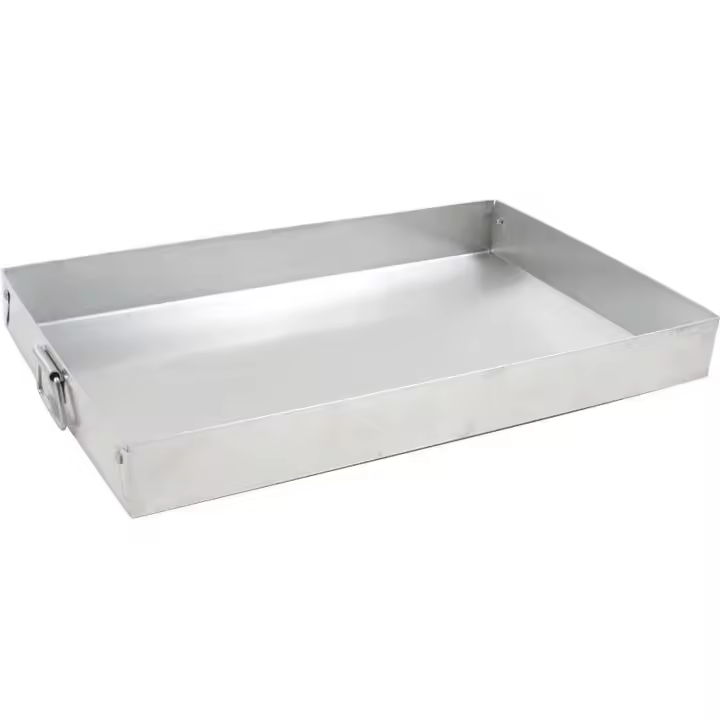 VR - MOLDE RECTANGULAR ALUMINIO 30X19X3-5CM - Molde Rectangular Versátil y Funcional - Molde Rectangular Antiadherente para Hornear - Molde Rectangular Resistente y de Calidad Profesional - Molde Rectangular Ideal para Tartas y Panes - 1