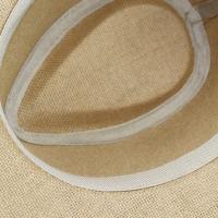 Sombrero De Paja Transpirable Para Hombres Y Mujeres Protección Solar Y UV Moda Y Protección Casual Unisex Polyester - details 5