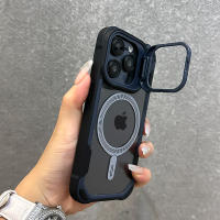 Soporte Plegable Para Lente De Protección Para Funda Magsafe Para iPhone 11 12 13 14 15 16 pro Max plus Armadura Magnética Antichoque Bumper Cubierta - details 11