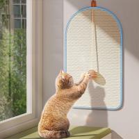 Mesa De Rascado Para Gatos Con Sisal Protección De Sofá Y Pared Juguete Para Mascotas Material De Madera De Pino Un Solo Nivel - details 1