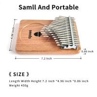 Cromático Kalimba 41 Teclas Tono C 3 Capas Instrumento Musical Calimba De Madera Okoume Hecho a Mano Profesional - details 2