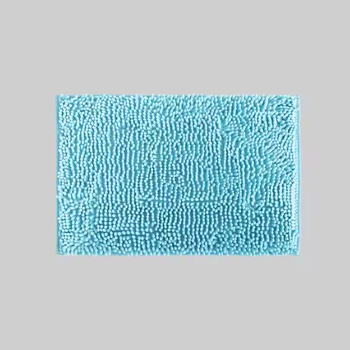 Alfombra de Baño Absorbente de Microfibra Suave, Lavable en Máquina, Antideslizante - Ideal para Bañeras y Duchas - 1