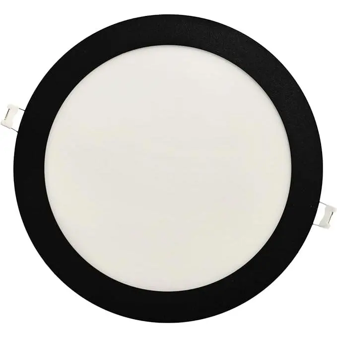 Jandei - Downlight Led 18W Marco Redondo Empotrar Techo Negro 220mm Corte 205mm - 1