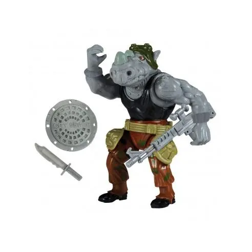 Rocksteady Tortugas Ninja Figuras 10 cm Classic Mutant - 1