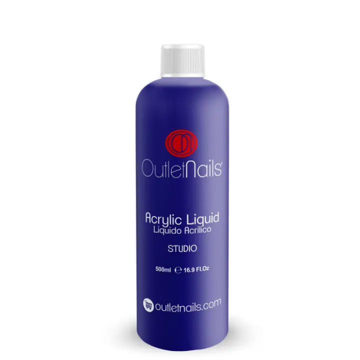 Liquido Acrilico Studio (Secado Medio-Rápido) 500ml para uñas esculpidas - Outlet Nails - 1