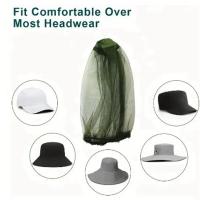 1Pc Gran Y Largo Tela De Malla Suave Duradera Protector Facial Contra Mosquitos Con Agujeros Finos Para Camping Gorra De Pesca - details 9