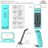 Nueva luz de tarjeta USB, luz plegable con clip para libros, luz de lectura portátil, luz de lectura con protección ocular simple, luz de lectura nocturna para estudiantes - details 2