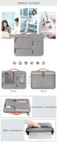 Bolsa Para Portátil Impermeable 13-15-16 Pulgadas Funda De Notebooks Para Macbook Air pro 13-15-16 Bolsa De Mano Para Computadora Negocios - details 2