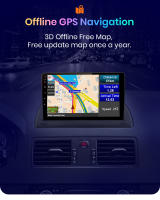 AWESAFE inalámbrico CarPlay Android Auto Radio para Volvo XC90 Android 2004 2005 2006 2007 2008 - 2014 coche reproductor multimedia GPS 2 din autoradio volante controles RDS Bluetooth - details 11
