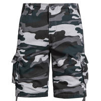 Shorts Tácticos Para Hombre Camuflaje Joggers Casual Deportivo Medio Pantalón Bolsillos Algodón Transpirable Cargo Shorts - details 2