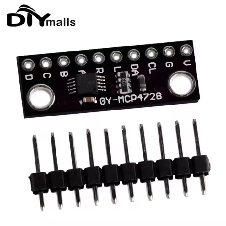 MCP4728 Módulo De Conversor Analógico a Digital 12 Bits GY-MCP4728 Para Arduino Sensor De Salida Sensor De Rebrote - 1