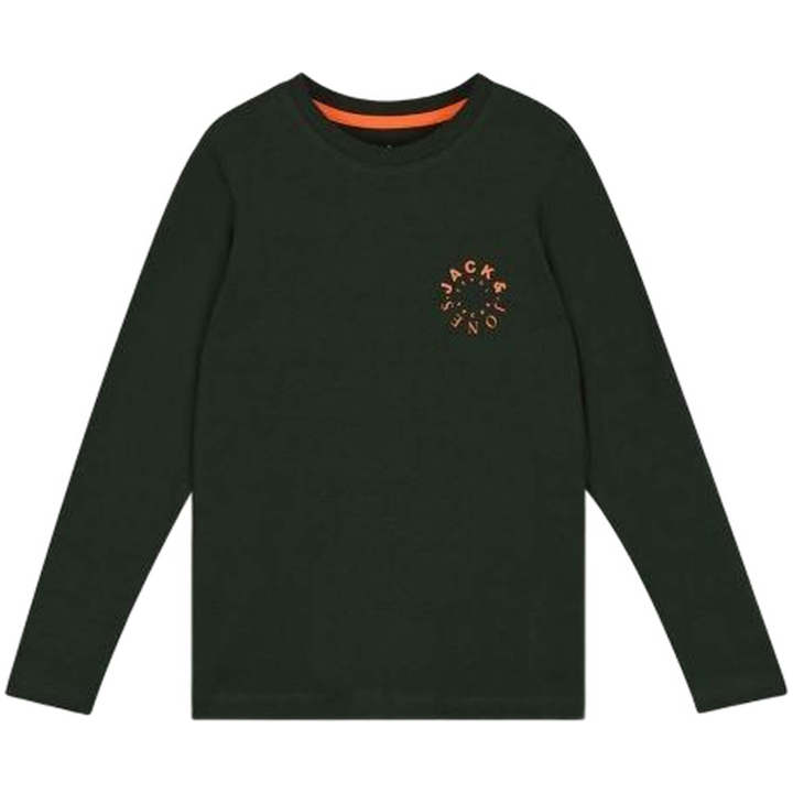 JACK&JONES JUNIOR Jorcasey: Maglietta Girocollo Con Scollo Rotondo Per Bambini E Ragazzi, T-Shirt Casual Danese