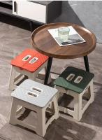Nueva 2024 Pequeña Y Portátil Silla Plegable De Plástico Para Exteriores Y Camping Silla De Viaje Con Alfombra Ideal Para Picnics Y Regalos - details 14