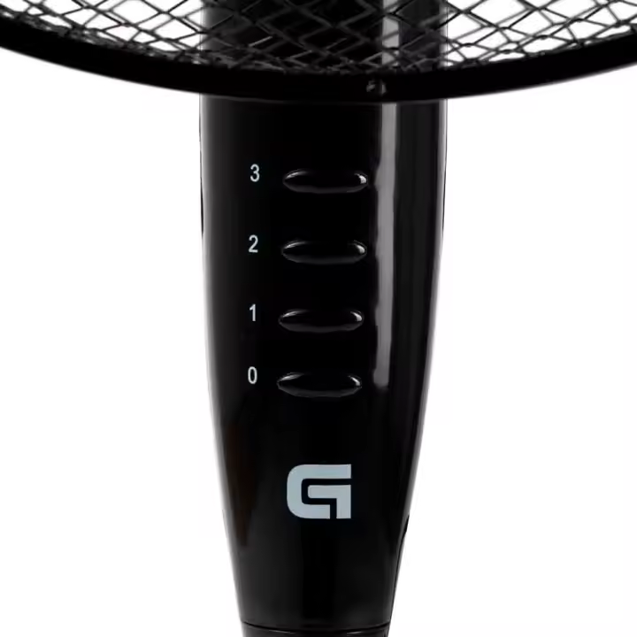 Ventilador de Pie FAN-165XNG - Base en  Forma X - 50W - Negro - 1