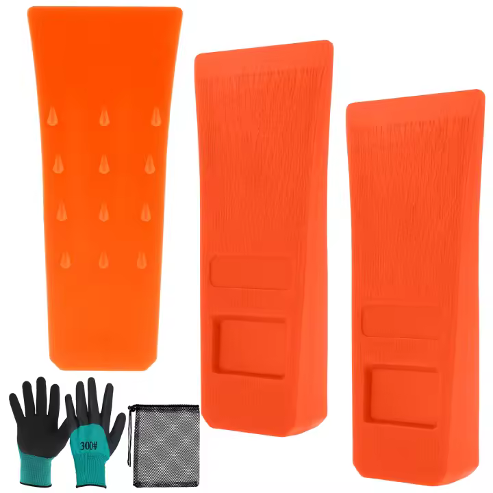3Pcs Wedge De Madera Plástica Para Sierra De Cadena Resistente Al Desgaste Accesorios De Seguridad Para Sierra De Cadena Suministros De Corte De Árbores - 1