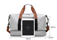Bolso de viaje para hombre y mujer, bolsa de hombro impermeable para gimnasio, Yoga, deportes, Fitness, bolsa de equipaje seca y húmeda - details 0