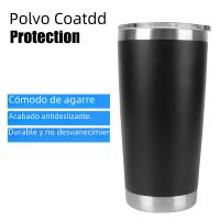 Taza Termo De Acero Inoxidable 20oz Con Tapa a Prueba De Fugas Para Bebidas Y Agua a Isolamiento Térmico Ultrafuerte - details 4