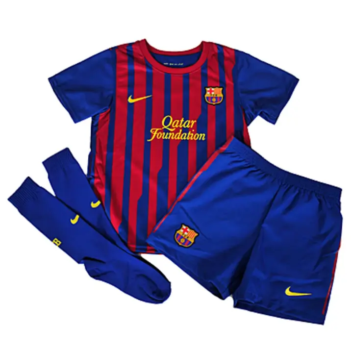 EQUIPACION FUTBOL CLUB BARCELONA 2011/2012 LITTLE BOYS - 1