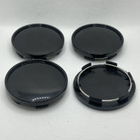 Juego De 4 Cubiertas De Eje Para Coche 62mm Negro Y Plateado ABS Protección Contra Polvo Accesorios De Modificación De Automóviles - details 1