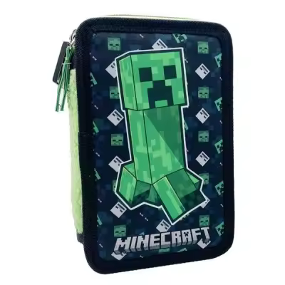 Plumier Doble Minecraft - 1