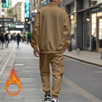Conjunto Deportivo Casual Para Hombres Verano Otoño Invierno Con Cierre De Cremallera Y Veludo Tejido De Poliéster Talla S a XXXL - details 123