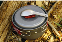 Tiartisan Cuchara De Titanio Puro Ultraligera Pequeña Para Camping Y Picnics Con Bolsa De Almacenamiento Utensilio De Cocina Para Exteriores - details 10
