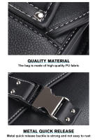 Bolsa De Herramientas Para Motocicleta ADNOH Rebel 250 500 1100 300 W400 W650 XL883L SR400 Estuche Lateral Retro PU - details 2