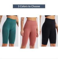 Shorts Deportivos De Cintura Alta Para Mujer Sensación De Vacío Leggings De Push up Con Control De Abdomen Yoga Correr Fitness Gimnasio Pantalones Delgados - details 2