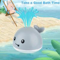 Juguetes de baño para bebés, Juguetes de baño de agua con dispensador automático de Ballena, juguetes de ducha para bañera con asperdor de inducción para niños - details 1