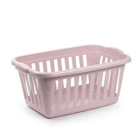 Cesta para la Colada Rectangular de Plástico 60 x 40 x 26 cm - Cesto de Lavandería, Canasta para la Colada con Asas - color se envía aleatorio - details 2
