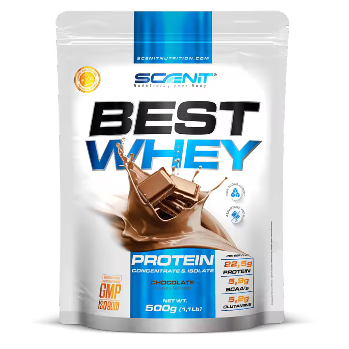 Best Whey Protein - Hasta 2,27 kg - 100% whey protein, proteinas whey para el desarrollo muscular - Proteinas para masa muscular con aminoácidos - Whey protein + proteinas whey isolate - 1