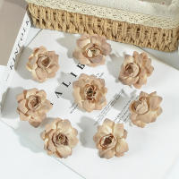 20Pcs Cabezas De Flores Artificiales Rosa 5cm Silken Para Decoración De Hogar Boda Fiesta Accesorios De Coronas De Flores - details 9