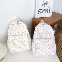 Mochila De Viaje Para Mujer Con Gran Capacidad Floral Estilo Casual Mochila De Computadora Ajustable Para Estudiantes Y Uso Diario - details 2
