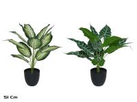 Gerimport Maceta planta artificial 51 cm 2 modelos - details 1