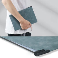Set De Cuaderno Blanco Reutilizable Con Bolígrafo Y Paño De Limpieza Portátil Planificador Semanal Cuaderno De Memoria De Cuero Estilo Elegante Para Oficina - details 2