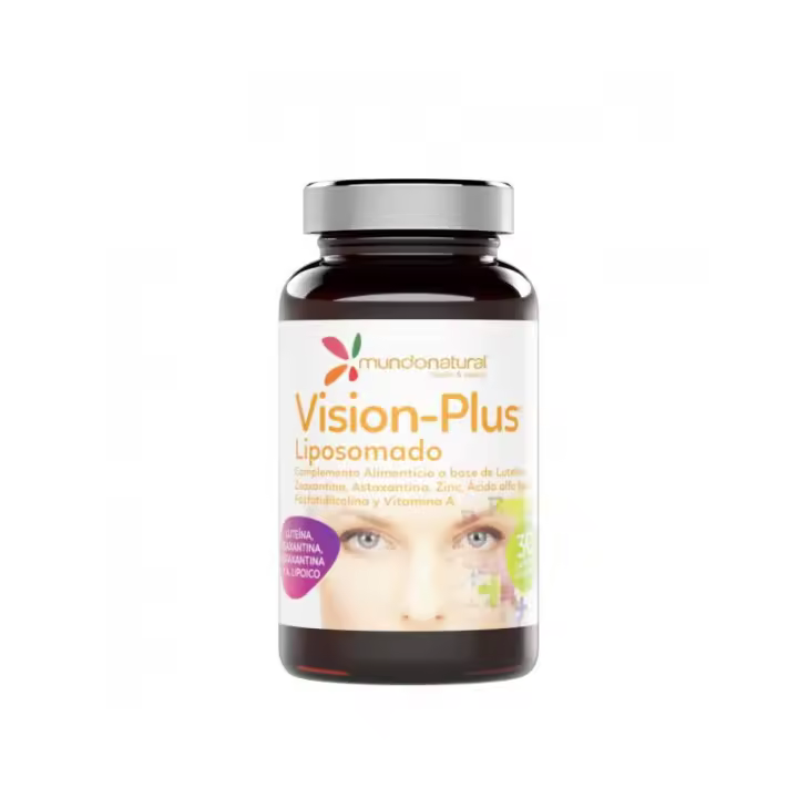 Mundonatural VISION PLUS LIPOSOMADO 30 CAPSULAS - Complemento para la Vista - Apoyo Funciones Visuales - 1