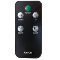 Ventilador de torre Jocca 74 cm negro con mando a distancia, 3 velocidades y modos (normal, natural, noche), oscilación 75°, temporizador 7.5h, silencioso, potente y elegante, ideal para hogar u oficina, 50W - details 2
