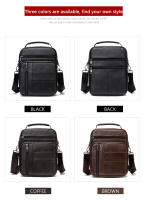 Bolso De Hombro Para Hombre WESTAL De Cuero Genuino Bolsa Mensajera Cruzada Para Tableta De 7.9 Pulgadas Y Móvil Bolsillo De Correa Estilo Vintage - details 1