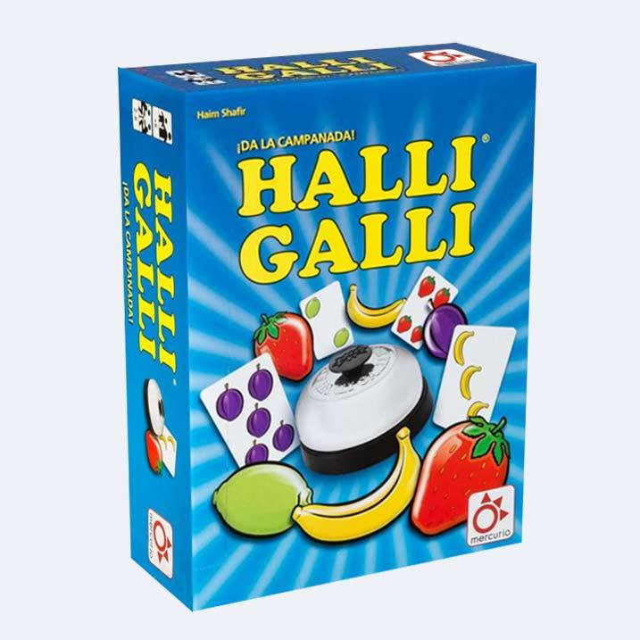 Halli Galli, juego de rapidez y coordinación oculo-manual, juego de mesa familiar para niños a partir 6+ años, juegos Mercurio