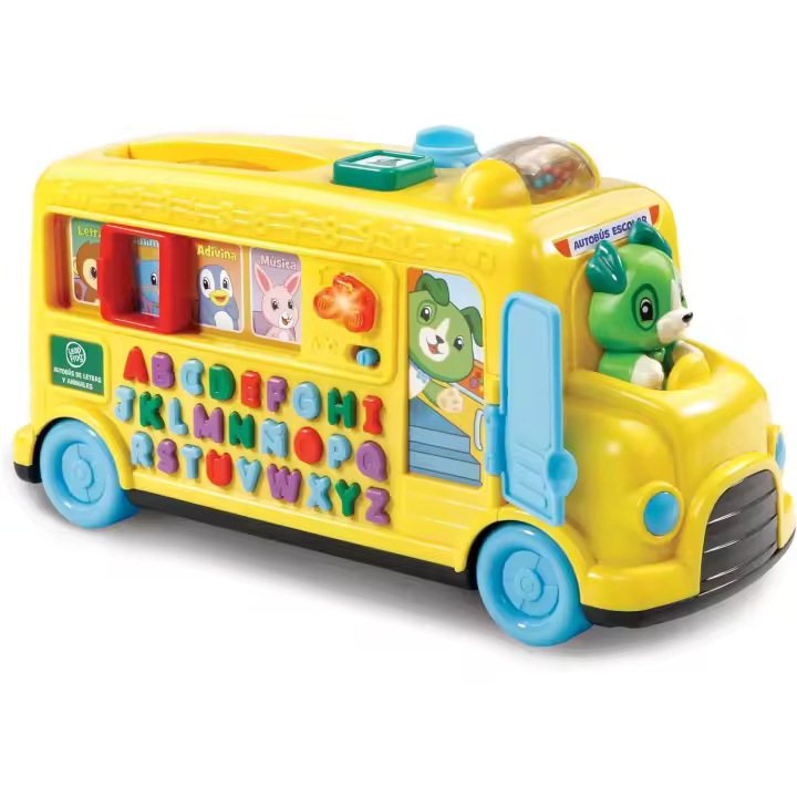 VTech Leap Frog Autobús de Letras y Animales, Aprendizaje, Letras, Animales, Música, (80-601322) - 1