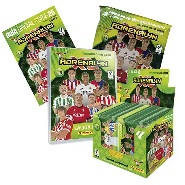 ÁLBUM megapack lanzamiento y caja 50 SOBRES Adrenalyn XL La Liga EA Sports 2024-25 Panini - 1