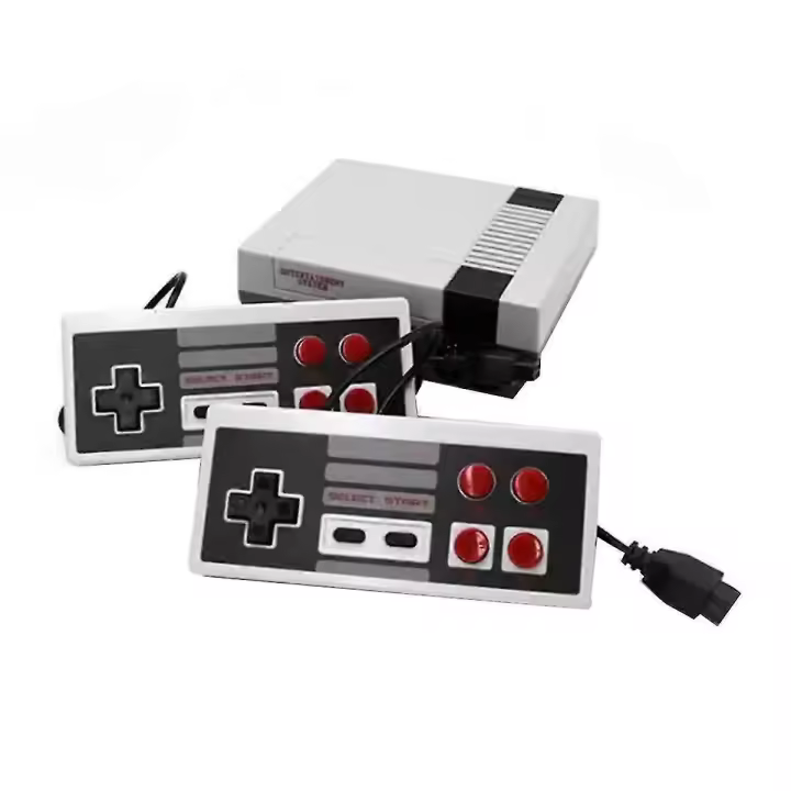 Mini Tv Consola de Juegos de Recreación Familiar Portátil Incorporado 620 Juegos Clásicos Dual Gamepad Jugador de Juegos Para Nes620 Enchufe de La UE - 1