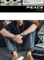 Zapatos Para Hombre Talla Grande Loafers Casuales Cómodos Zapatillas De Piel Suave Ligeros Vintage Flats Para Ocio - details 9
