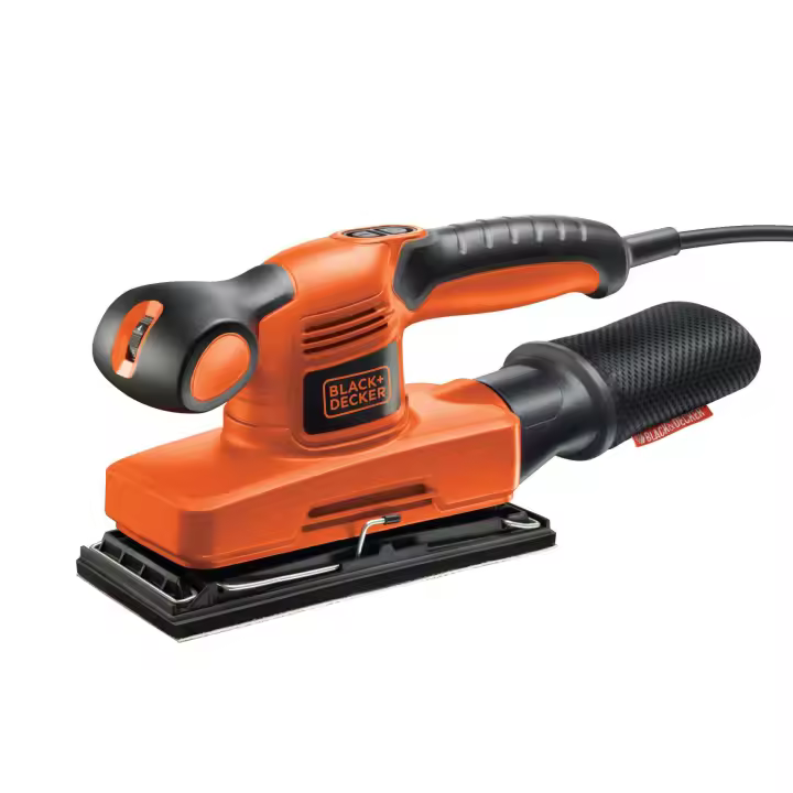 Black & Decker KA320EKA-QS - Lijadora orbital compacta 240W 1/3 hoja- Velocidad Variable - 1