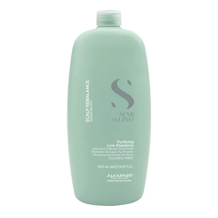 Alfaparf Milano Semi Di Lino Scalp Rebalance Purifying Low Shampoo 1000ml - 1