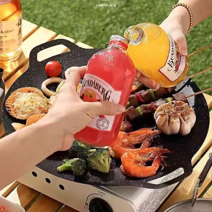 Horno portátil para exteriores, Estuba de gas ajustable de 2900 W, Estua Liviana, equipo de cocina Para acampar, equipo de emergencia, Ideal para Cocinar en el camping - 1