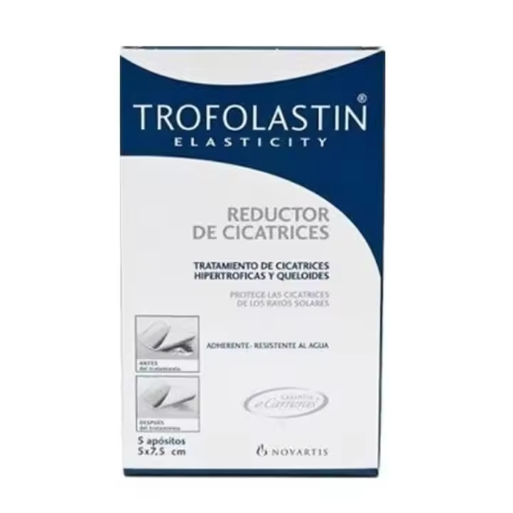 TROFOLASTIN - Reductor de Cicatrices 5x7,5cm, reduce cicatrices, protege la piel, regeneración celular, fácil aplicación, cuidado dermatológico, mejora apariencia de cicatrices, reducción visible, cicatrices postoperatorias, protección duradera - 1
