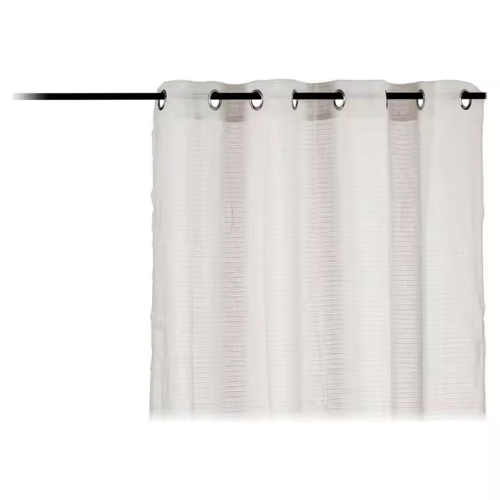 Cortina Visillo Blanco 140 x 260 cm (140 x 260 cm) - 1