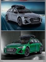 Modelo De Coche De Lujo Audi RS6 1:24 En Aleación Avant Estación Wagon Con Sonido Y Luz Juguete De Metal Para Niños Regalos - details 14