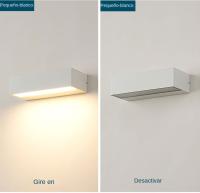 Lámpara De Pared Exterior LED IP65 Impermeable En Aluminio Para Decoración De Patio Puerta Garage Luz De Fachada Moderna - details 7